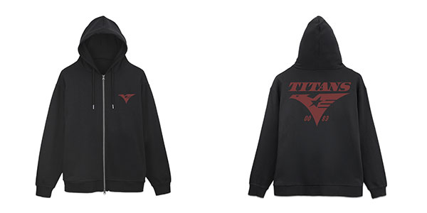 機動戦士Zガンダム ティターンズジップパーカーVer2.0/BLACK-M - 公式商品画像 | AniSmile