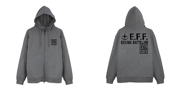 第08MS小隊ジップパーカーVer2.0/MIXGRAY-XXL - 公式商品画像 | AniSmile
