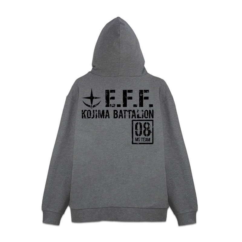 第08MS小隊ジップパーカーVer2.0/MIXGRAY-XL 画像 3 | AniSmile