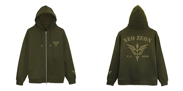 機動戦士ガンダムUC(ユニコーン) ネオ・ジオンジップパーカーVer2.0/MOSS-XXL - 公式商品画像 | AniSmile