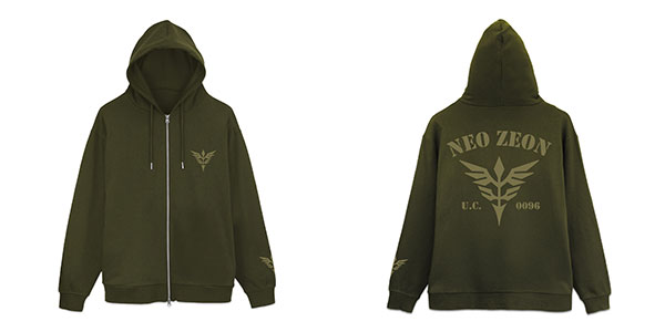 機動戦士ガンダムUC(ユニコーン) ネオ・ジオンジップパーカーVer2.0/MOSS-M - 公式商品画像 | AniSmile