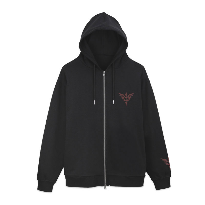 機動戦士ガンダムUC(ユニコーン) ネオ・ジオンジップパーカーVer2.0/BLACK-XXL 画像 4 | AniSmile