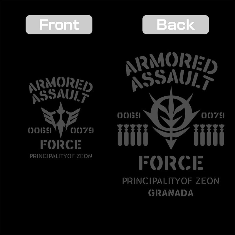 機動戦士ガンダム ジオン公国突撃機動軍ジップパーカー/BLACK-XL 画像 5 | AniSmile