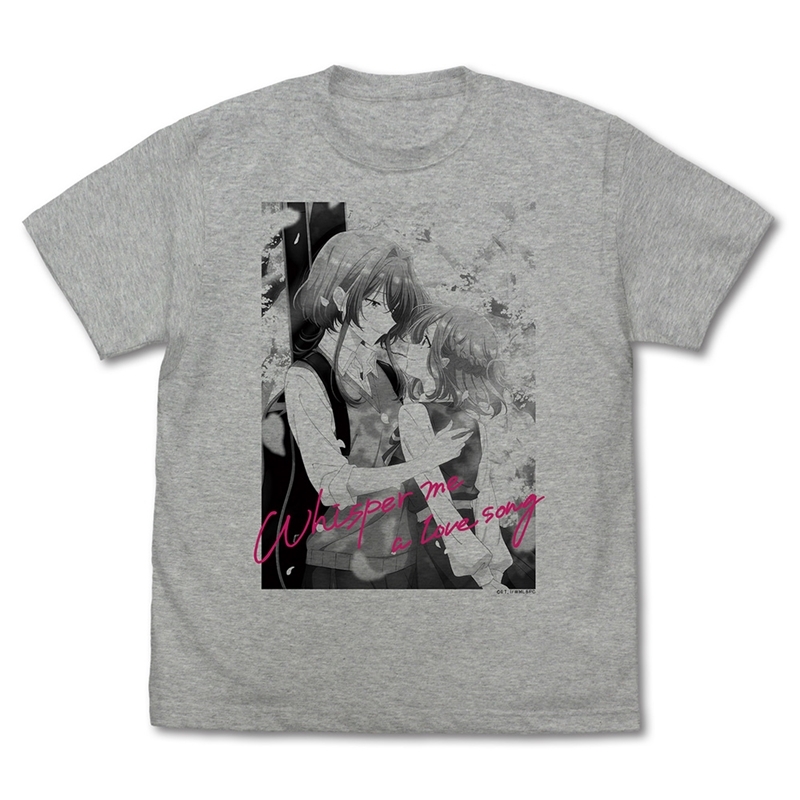 ささやくように恋を唄う ひまり&依Tシャツ/MIXGRAY-L - 公式商品画像 | AniSmile