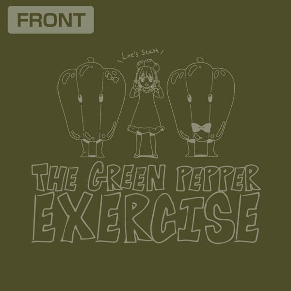 【推しの子】 ピーマン体操Tシャツ/MOSS-XL 画像 2 | AniSmile