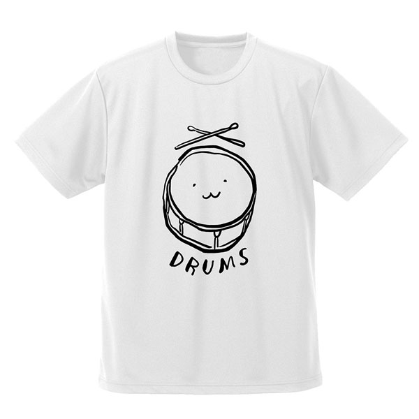 ガールズバンドクライ 安和すばるの「DRUMS」ドライTシャツ/WHITE-XL - 公式商品画像 | AniSmile