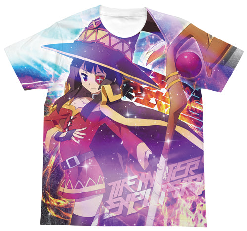 この素晴らしい世界に祝福を! めぐみんフルグラフィックTシャツ/WHITE-S - 公式商品画像 | AniSmile