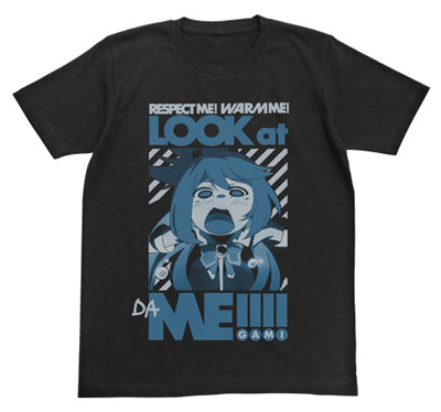 この素晴らしい世界に祝福を! 駄女神アクアTシャツ/BLACK-XL - 公式商品画像 | AniSmile