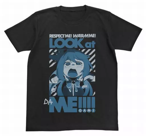 この素晴らしい世界に祝福を! 駄女神アクアTシャツ/BLACK-M - 公式商品画像 | AniSmile