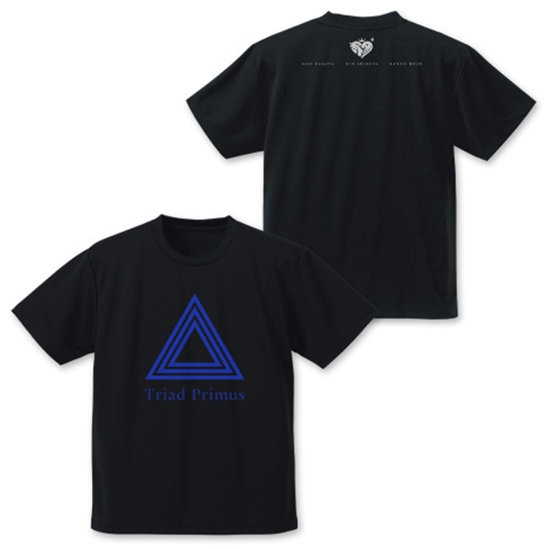 アイドルマスター シンデレラガールズ TriadPrimusロゴドライTシャツ/BLACK-M - 公式商品画像 | AniSmile