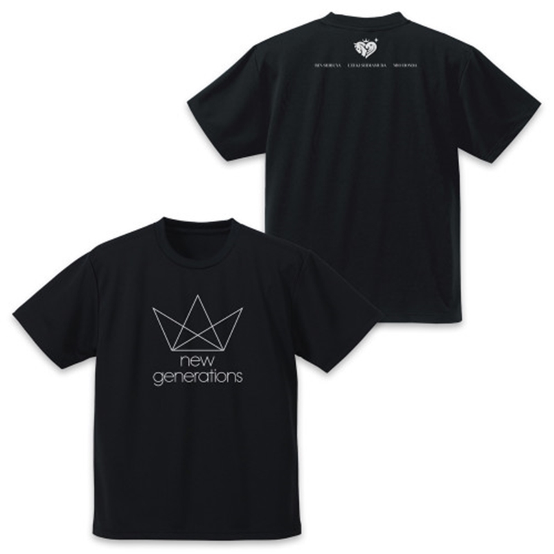 アイドルマスター シンデレラガールズ newgenerationsロゴドライTシャツ/BLACK-XL - 公式商品画像 | AniSmile