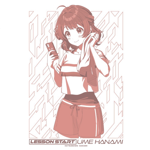 学園アイドルマスター 花海佑芽Tシャツ/WHITE-S 画像 3 | AniSmile
