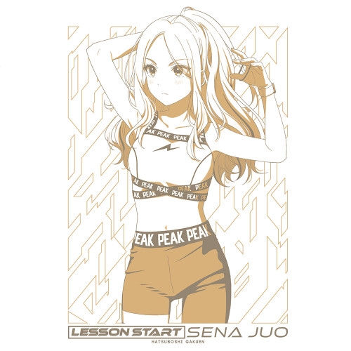 学園アイドルマスター 十王星南Tシャツ/WHITE-S 画像 3 | AniSmile