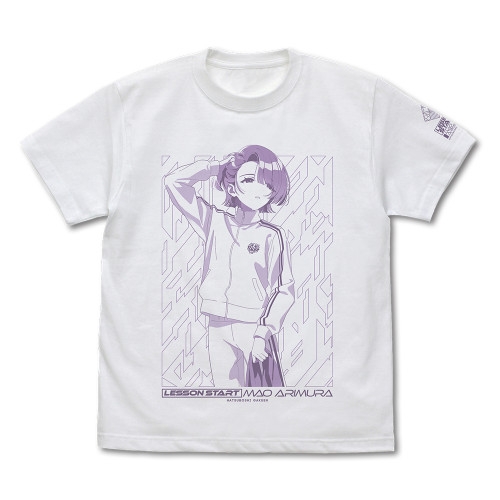 学園アイドルマスター 有村麻央Tシャツ/WHITE-L 画像 2 | AniSmile