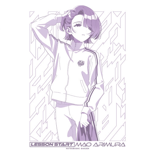 学園アイドルマスター 有村麻央Tシャツ/WHITE-S 画像 3 | AniSmile