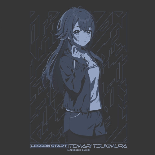 学園アイドルマスター 月村手毬Tシャツ/SUMI-L 画像 3 | AniSmile
