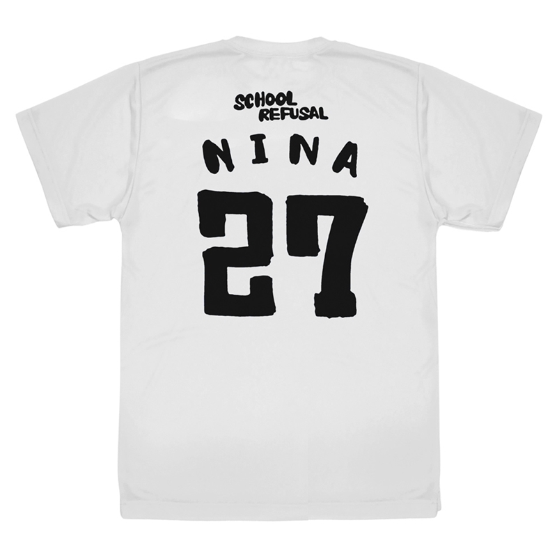 ガールズバンドクライ 井芹仁菜の「不登校」ドライTシャツ/WHITE-XL 画像 3 | AniSmile