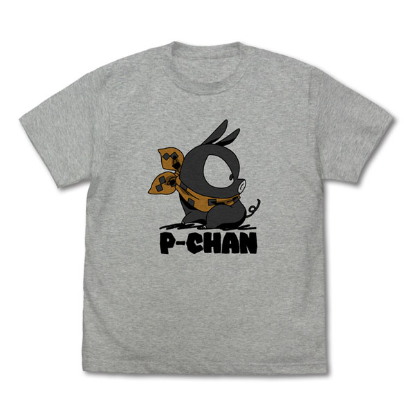 らんま1/2 ピッグのPちゃんTシャツ/MIXGRAY-M - 公式商品画像 | AniSmile