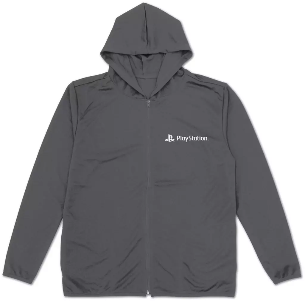 プレイステーション 薄手ドライパーカーforPlayStation/GRAY-XL 画像 2 | AniSmile