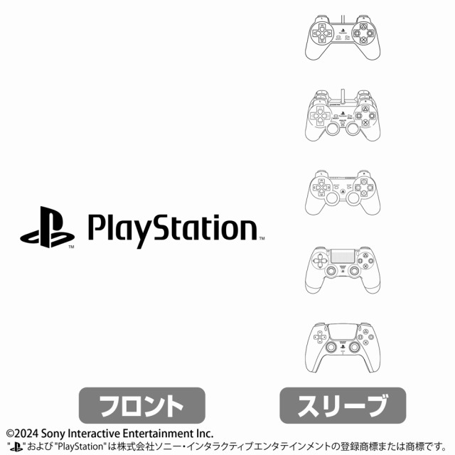 プレイステーション 袖リブロングスリーブTシャツPlayStationControllerLine-ups/WHITE-XL 画像 2 | AniSmile