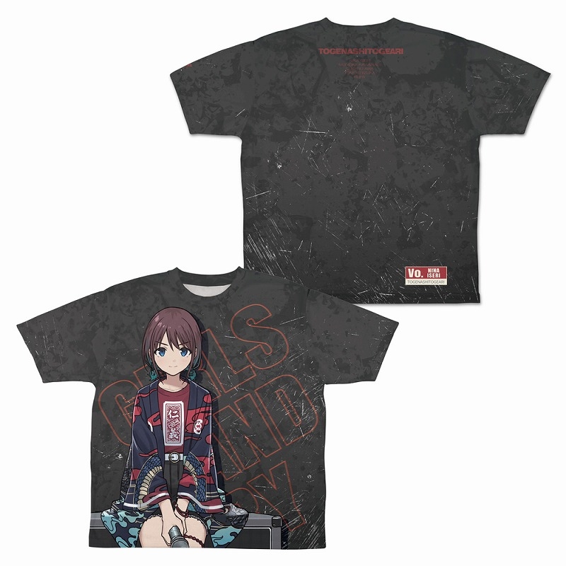 ガールズバンドクライ 描き下ろし井芹仁菜両面フルグラフィックTシャツアー写Ver./L - 官方商品图片 | AniSmile