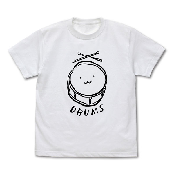 ガールズバンドクライ 安和すばるの「DRUMS」Tシャツ/WHITE-XL - 公式商品画像 | AniSmile