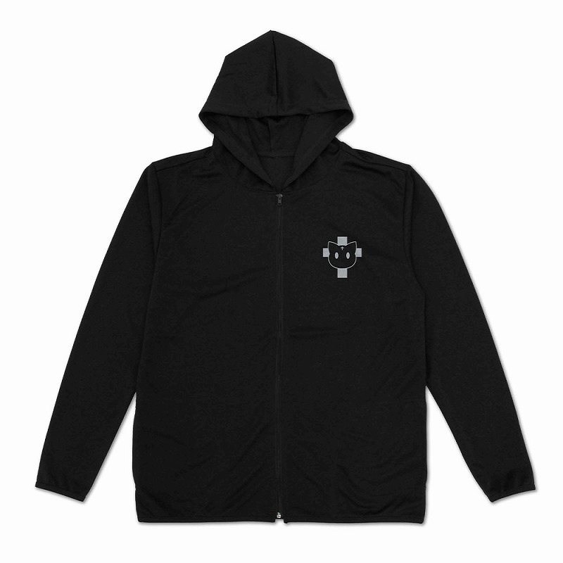 この素晴らしい世界に祝福を!3 ちょむすけ薄手ドライパーカー/BLACK-M 画像 2 | AniSmile