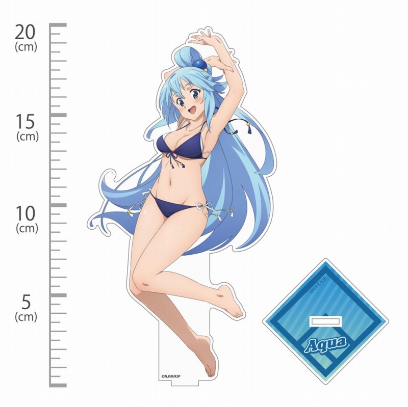 この素晴らしい世界に祝福を!3 描き下ろしアクア水着Ver.アクリルスタンド(大) 画像 2 | AniSmile