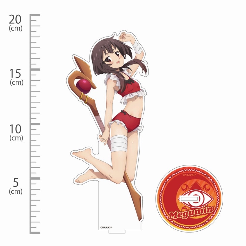 この素晴らしい世界に祝福を!3 描き下ろしめぐみん水着Ver.アクリルスタンド(大) 画像 2 | AniSmile