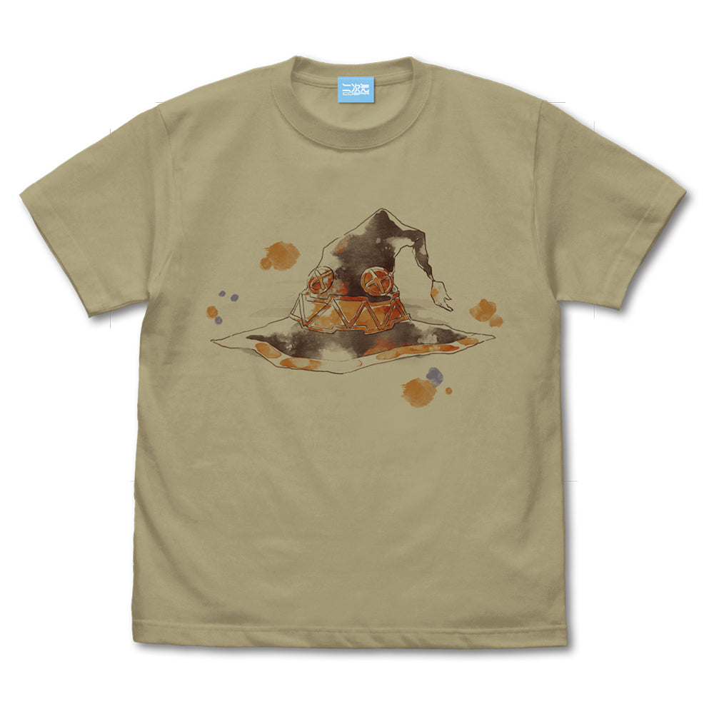 この素晴らしい世界に爆焔を! めぐみんの帽子Tシャツ/SANDKHAKI-S - 公式商品画像 | AniSmile