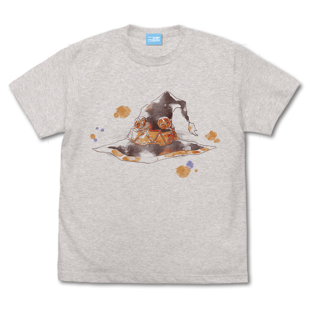 この素晴らしい世界に爆焔を! めぐみんの帽子Tシャツ/OATMEAL-S - 公式商品画像 | AniSmile
