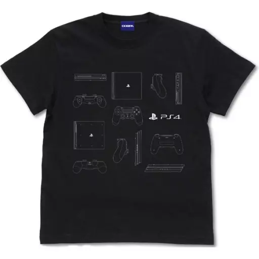 プレイステーション TシャツforPlayStation™4/BLACK-M - 公式商品画像 | AniSmile