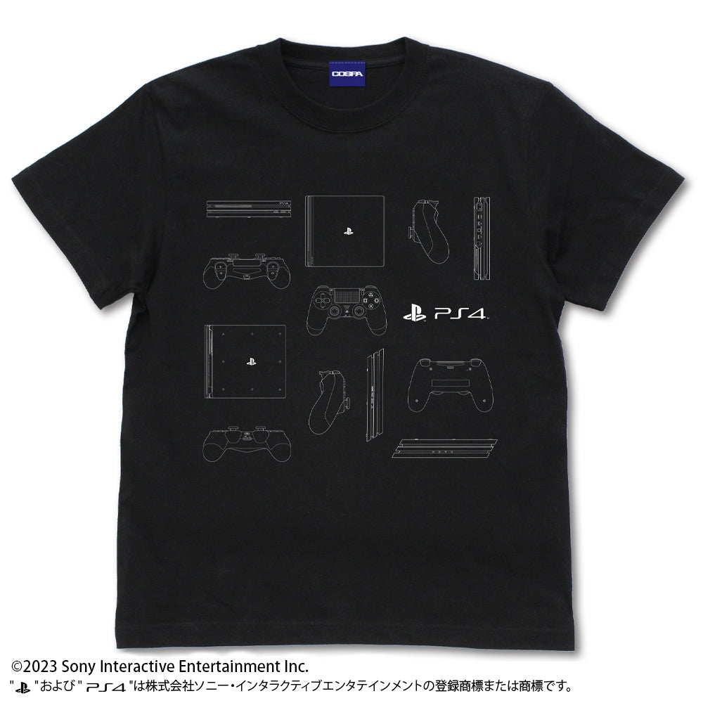 プレイステーション TシャツforPlayStation™4/BLACK-S - 公式商品画像 | AniSmile