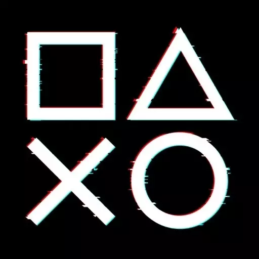 プレイステーション TシャツforPlayStationShapesLogoGlichver./BLACK-XL 画像 2 | AniSmile