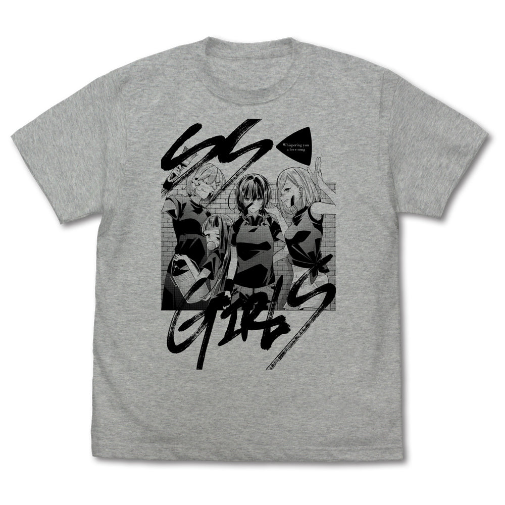 ささやくように恋を唄う SSGIRLSTシャツ/MIXGRAY-S - official product image | AniSmile
