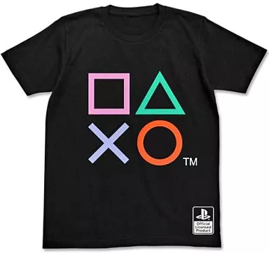 Tシャツプレイステーションシェイプス/BLACK-S - 公式商品画像 | AniSmile