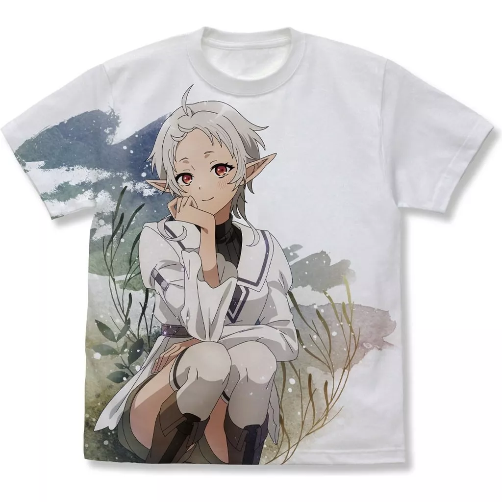 無職転生Ⅱ ~異世界行ったら本気だす~ シルフィエットフルグラフィックTシャツ/WHITE-S - 公式商品画像 | AniSmile