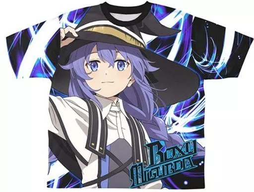 無職転生 ~異世界行ったら本気だす~ ロキシー・ミグルディア両面フルグラフィックTシャツ/M - 公式商品画像 | AniSmile