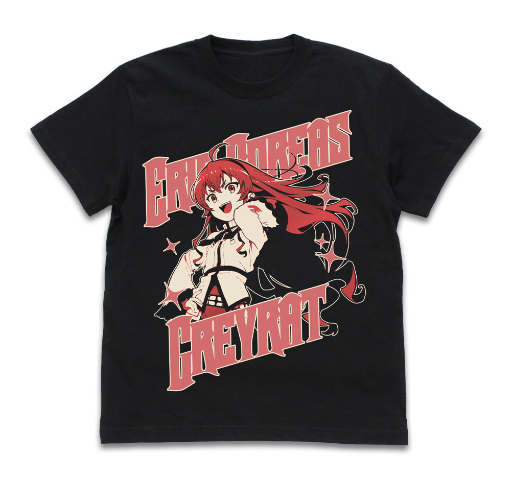 無職転生 ~異世界行ったら本気だす~ エリス・ボレアス・グレイラットTシャツ/BLACK-S - 公式商品画像 | AniSmile