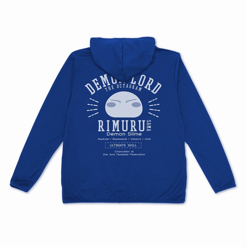 転生したらスライムだった件 リムル様カレッジ 薄手ドライパーカー/ROYAL BLUE-L - AniSmile