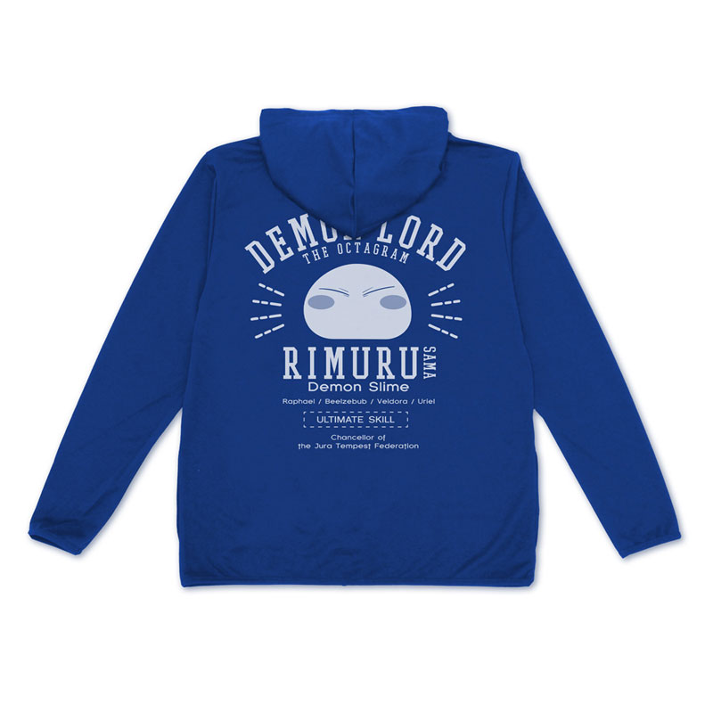 転生したらスライムだった件 リムル様カレッジ 薄手ドライパーカー/ROYAL BLUE-M Image 2 | AniSmile