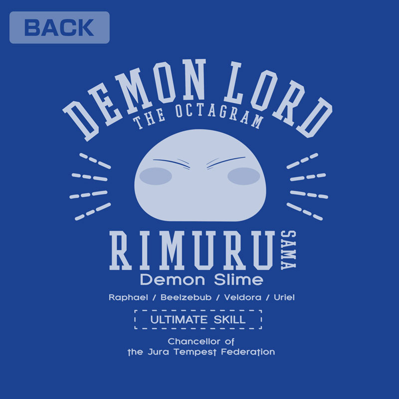 転生したらスライムだった件 リムル様カレッジ 薄手ドライパーカー/ROYAL BLUE-M Image 4 | AniSmile