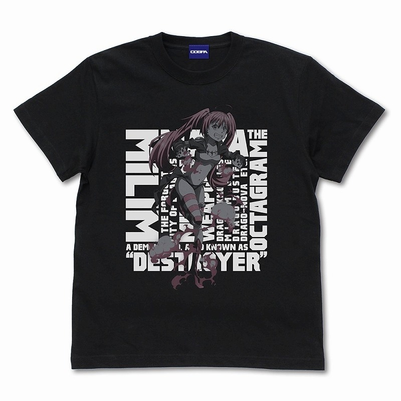 転生したらスライムだった件 ミリム・ナーヴァ スクエア Tシャツ/BLACK-L - AniSmile