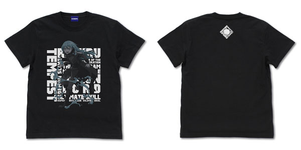 転生したらスライムだった件 リムル=テンペスト スクエア Tシャツ/BLACK-S - AniSmile