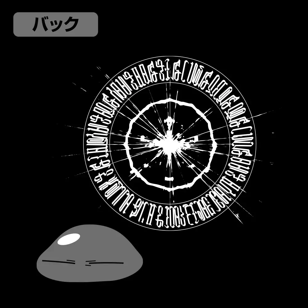 転生したらスライムだった件 智慧之王(ラファエル) アイコン Tシャツ/BLACK-M Image 3 | AniSmile