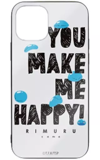 転生したらスライムだった件 みんなのリムル様強化ガラスiPhoneケース/12・12Pro共用 - AniSmile