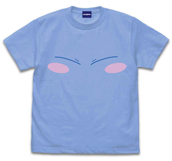 転生したらスライムだった件 リムル様フェイス Tシャツ/SAX-M - official product image | AniSmile