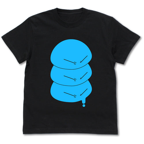 転生したらスライムだった件 つるんとしたリムル様 Tシャツ/BLACK-S Image 2 | AniSmile