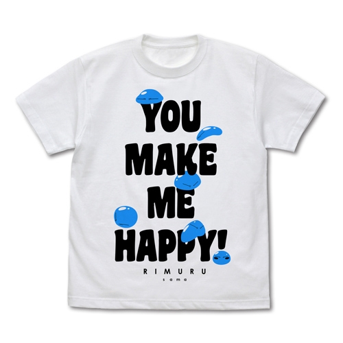転生したらスライムだった件 みんなのリムル様 Tシャツ/WHITE-L - official product image | AniSmile
