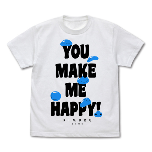 転生したらスライムだった件 みんなのリムル様 Tシャツ/WHITE-S - AniSmile